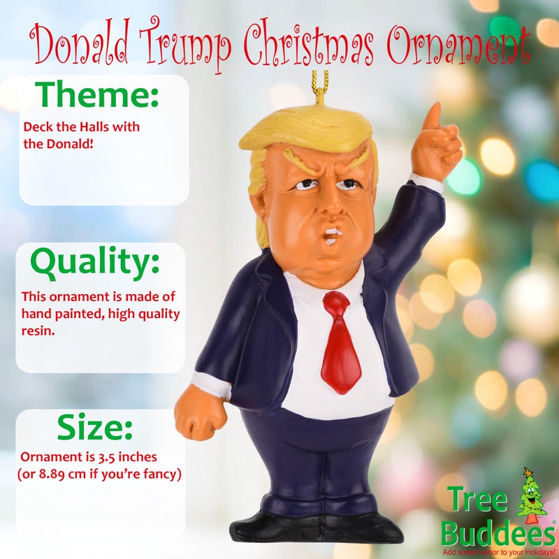 Tree Buddees Donald Trump Christmas Ornament - Image 2